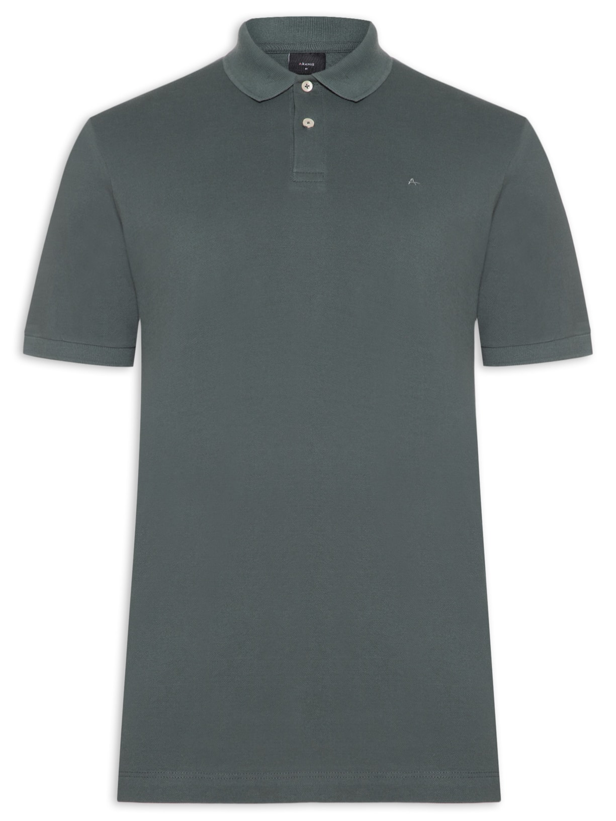 Polo Masculina Básica Em Piquet Logo Surton Verde Aramis