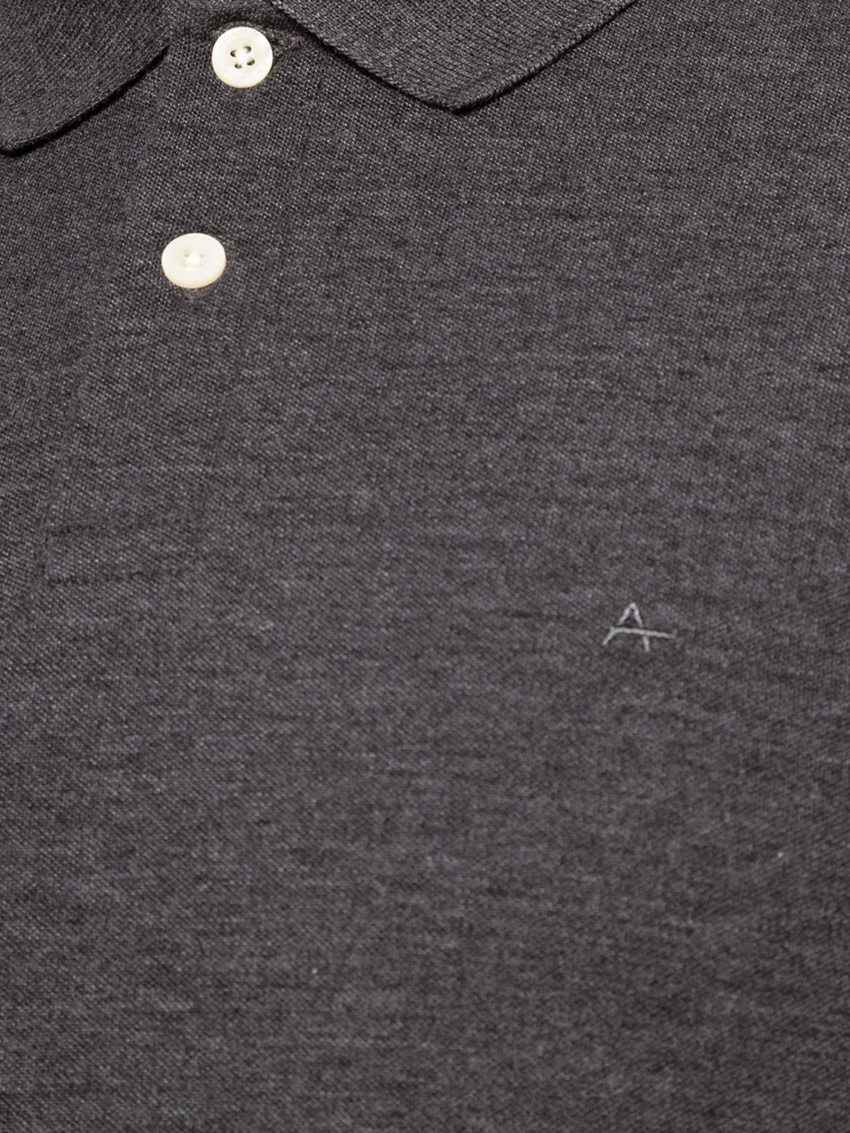 Polo Masculina Básica em Piquet – Cinza Aramis