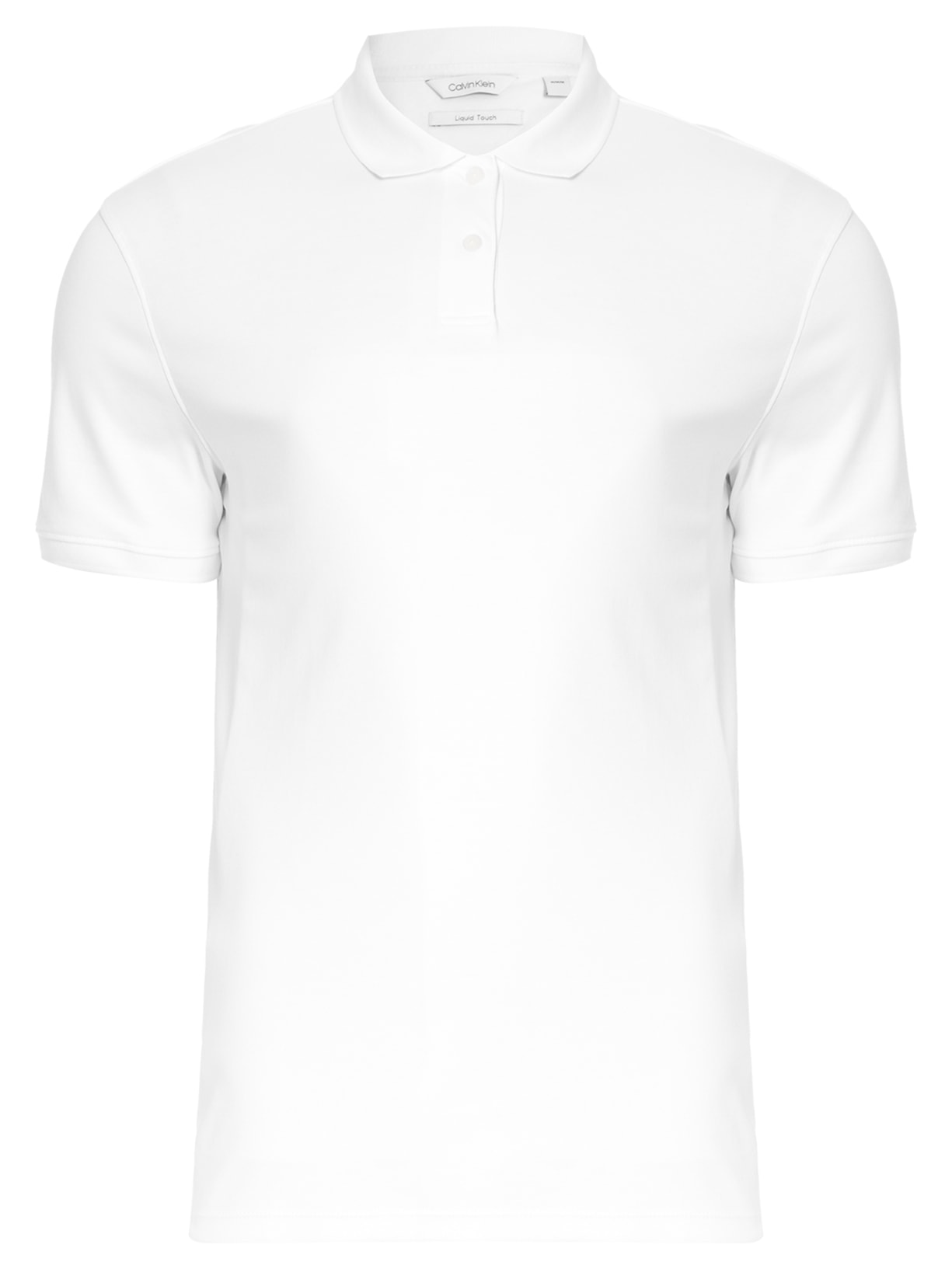 Polo Masculina Básica Interlock Bordado - Branco