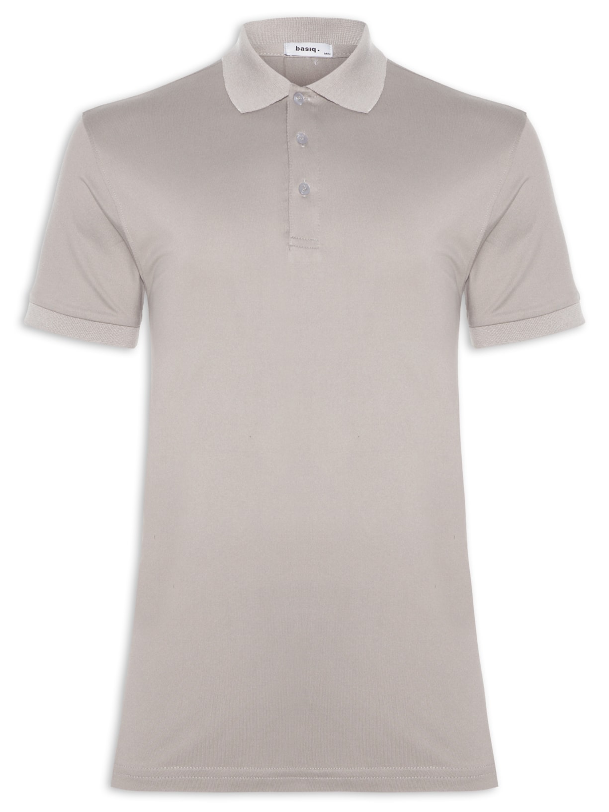Polo Masculina Básica - Marrom
