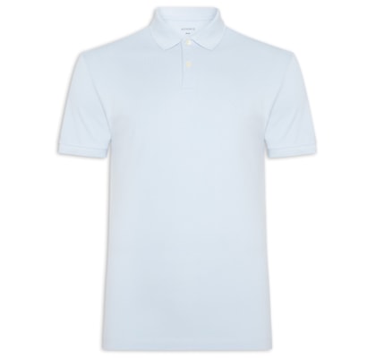 Polo Masculina Básica Piquet - Azul