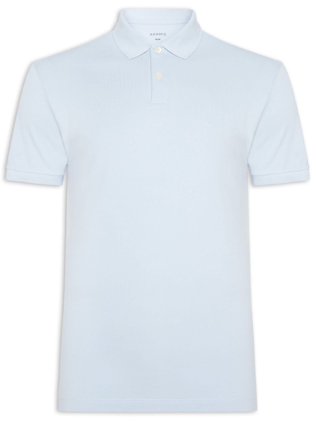 Polo Masculina Básica Piquet - Azul