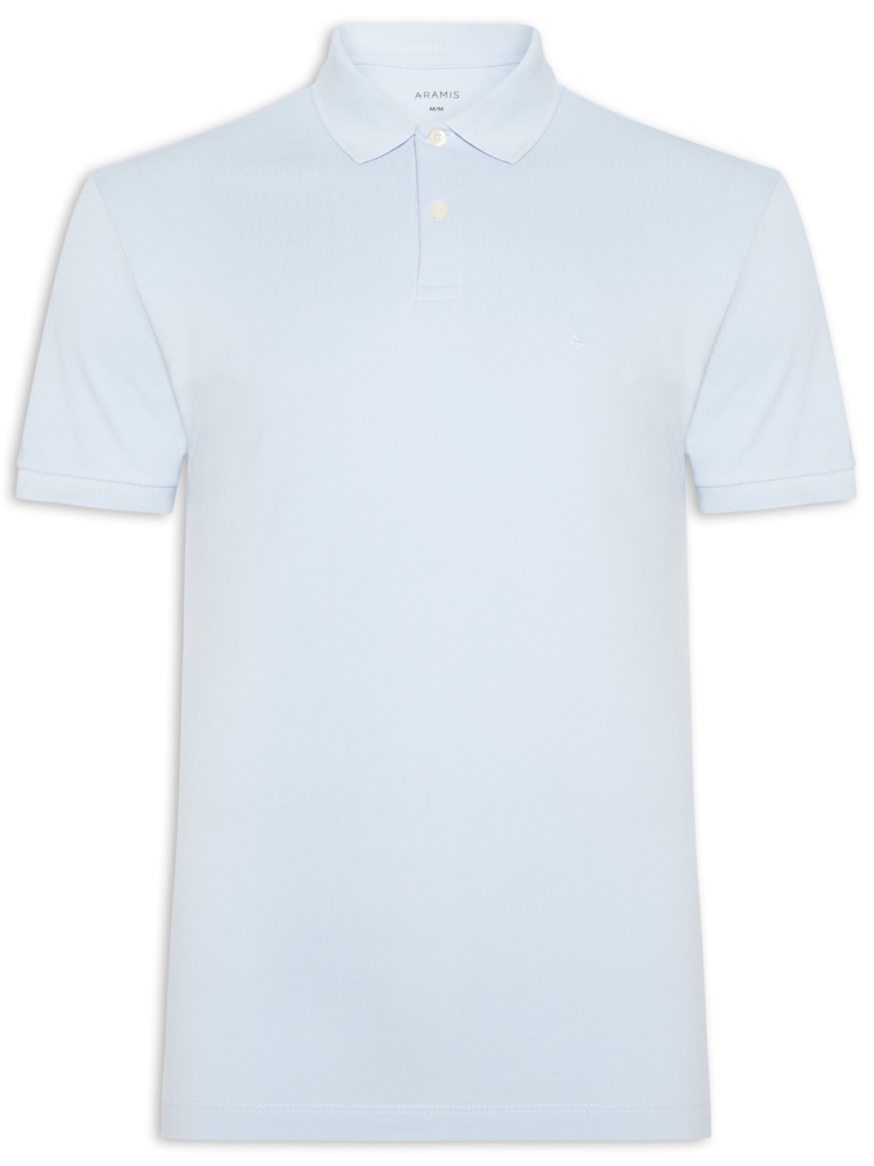 Polo Masculina Básica Piquet - Azul