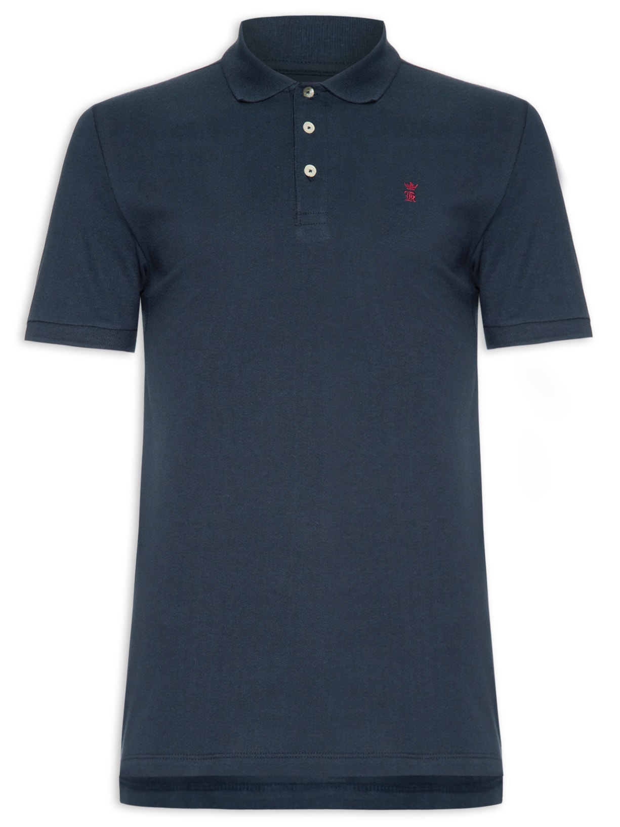 Polo Masculina Básica Piquet Azul Sergio K