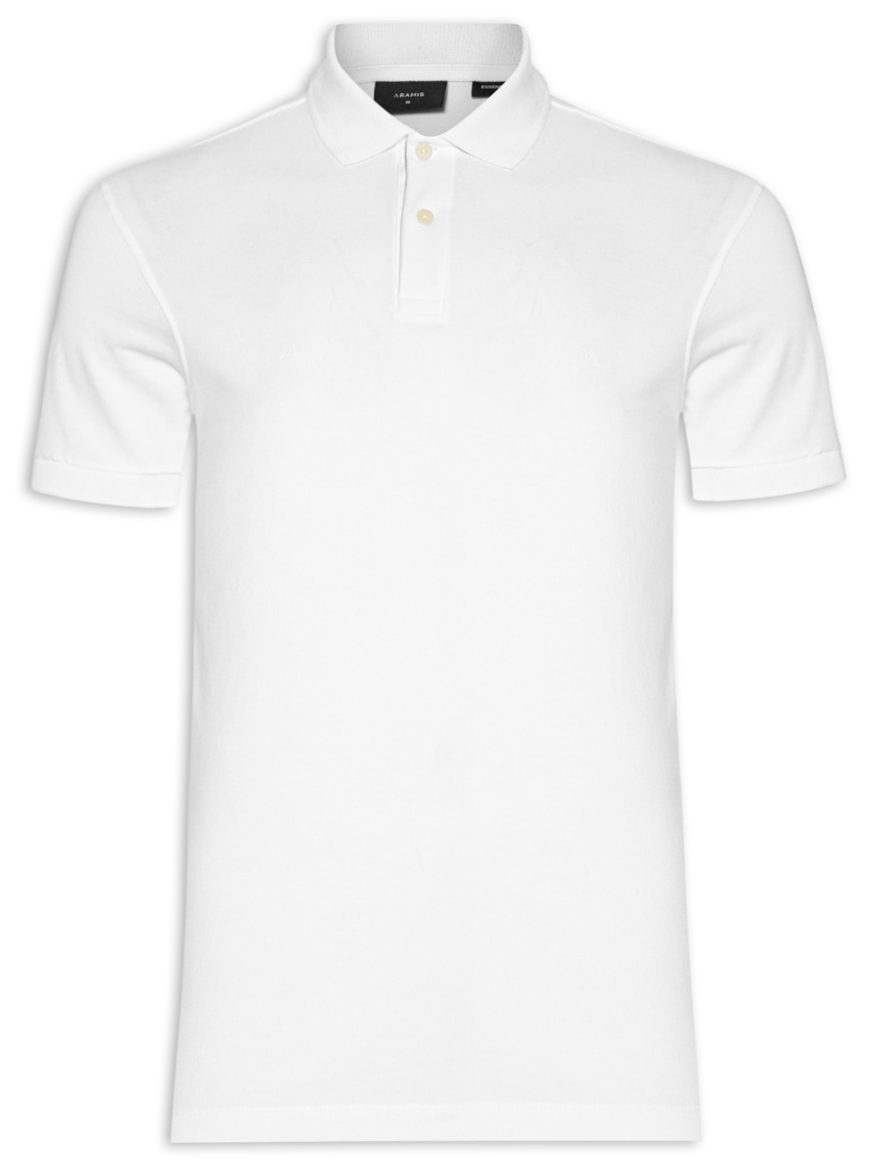 Polo Masculina Básica Piquet Branco Aramis