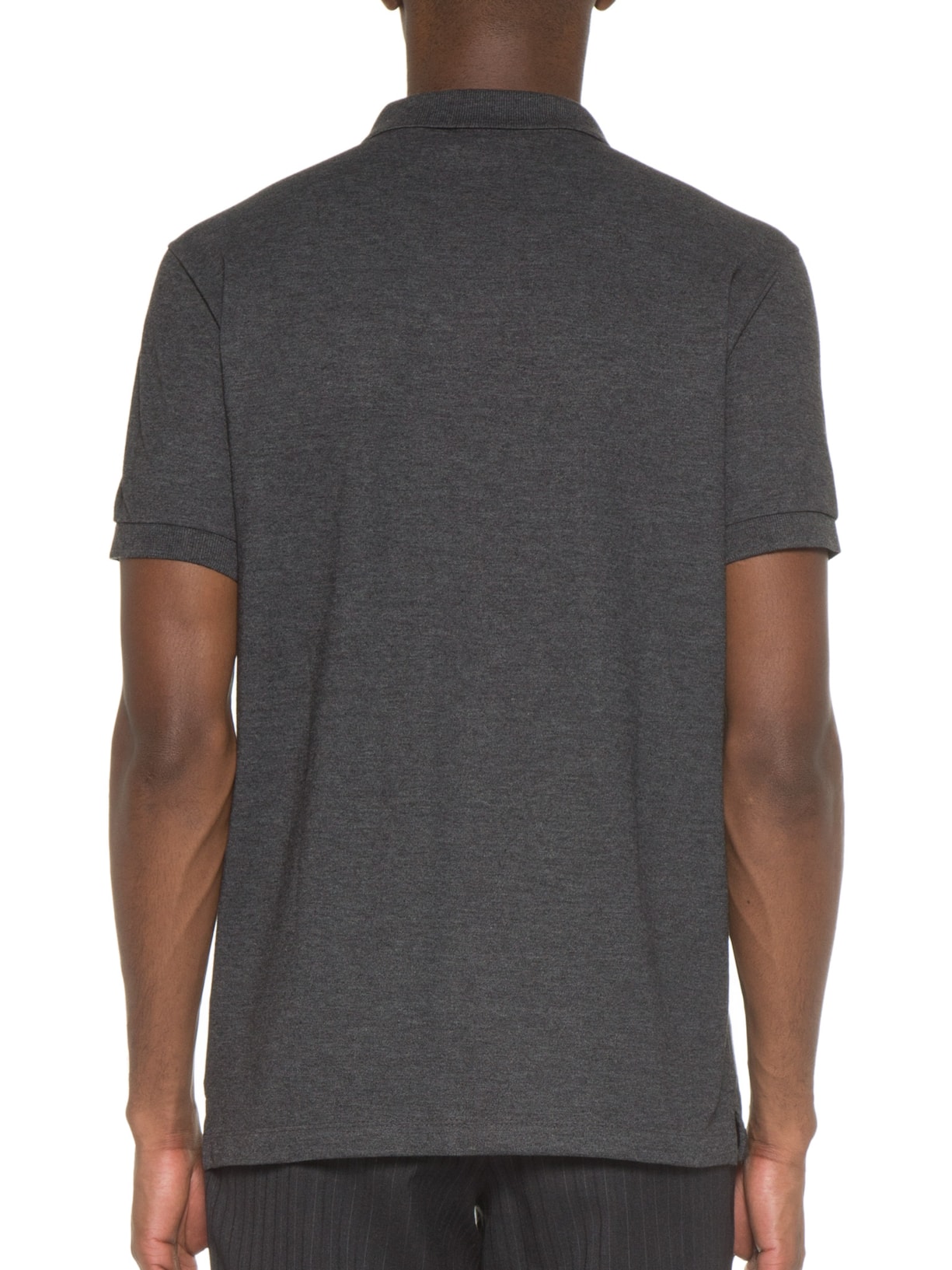 Polo Masculina Básica Piquet Cinza Aramis