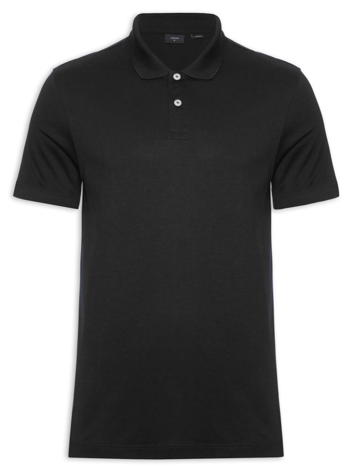 Polo Masculina Básica Piquet Preto Aramis