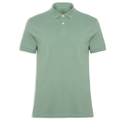 Polo Masculina Básica Piquet - Verde 