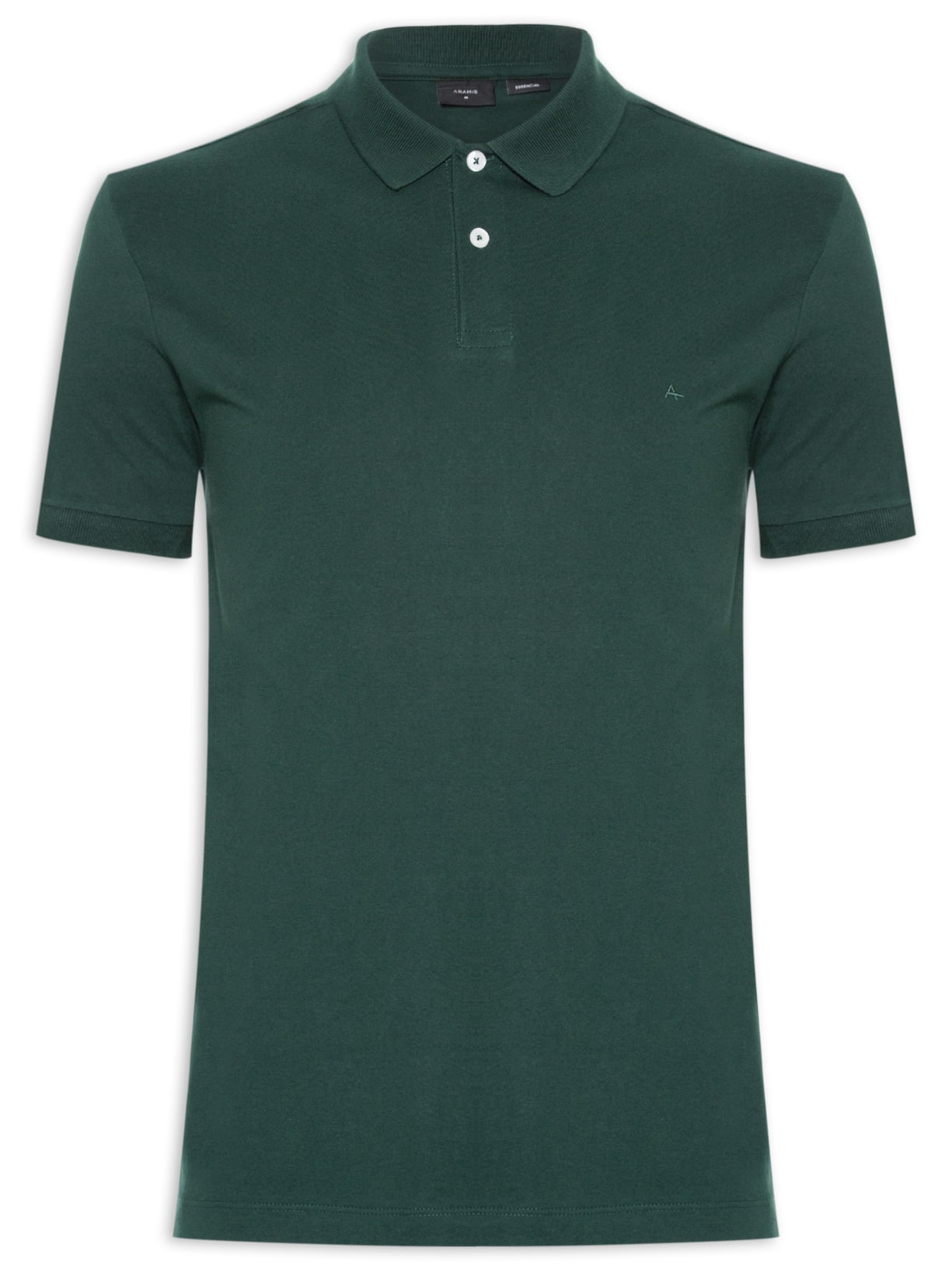 Polo Masculina Básica Regular Fit Em Meia Malha - Verde
