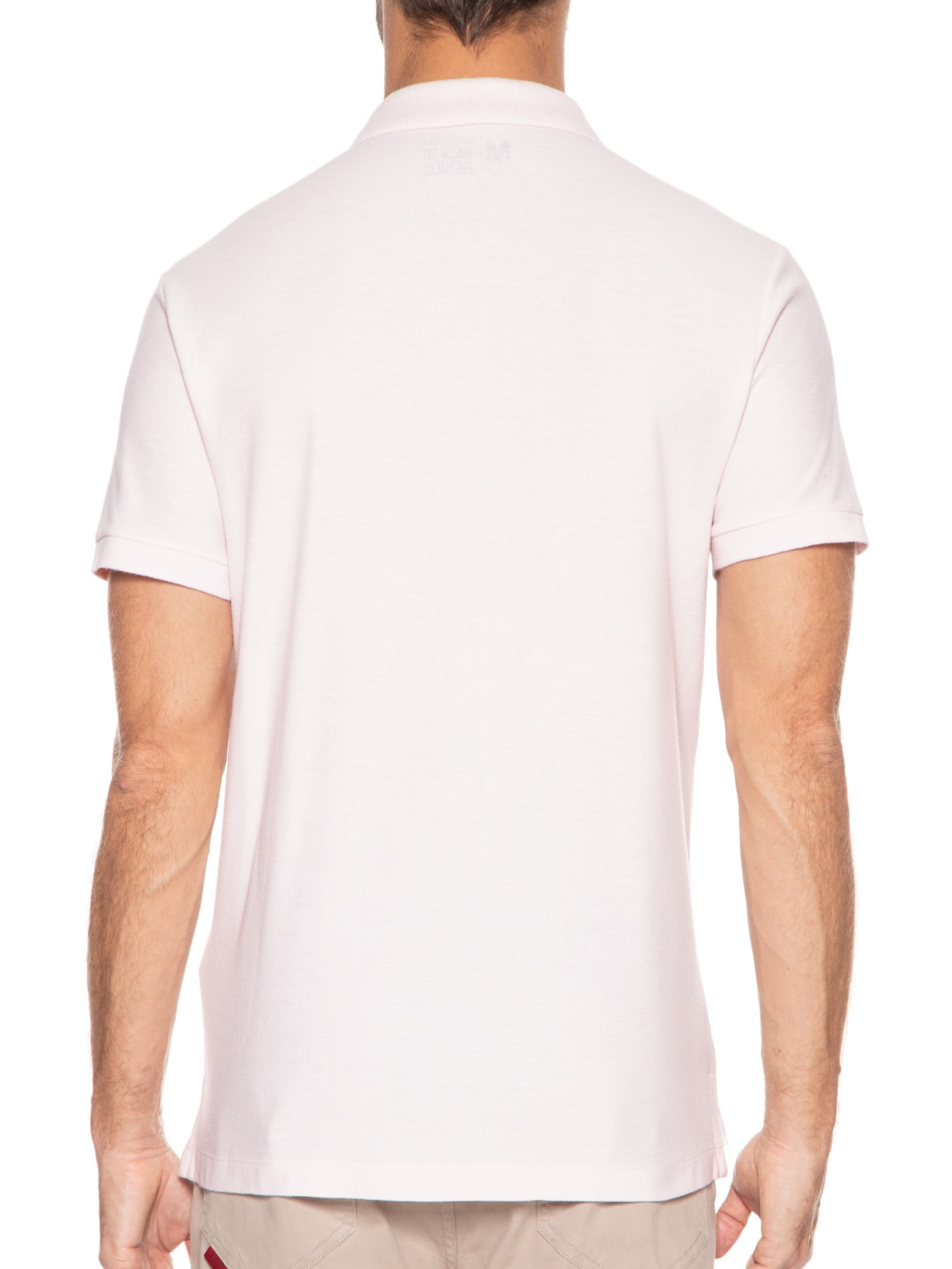 Polo Masculina Básica Rosa Sergio K