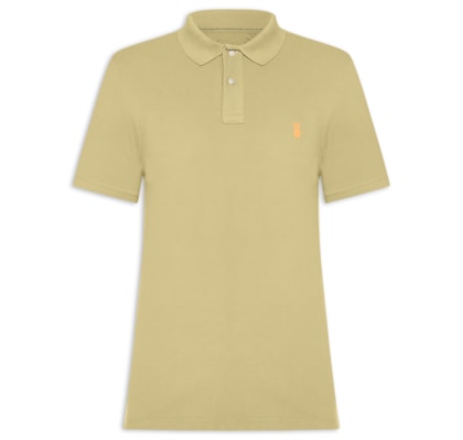 Polo Masculina Básica Summer Em Piquet De Algodão - Verde