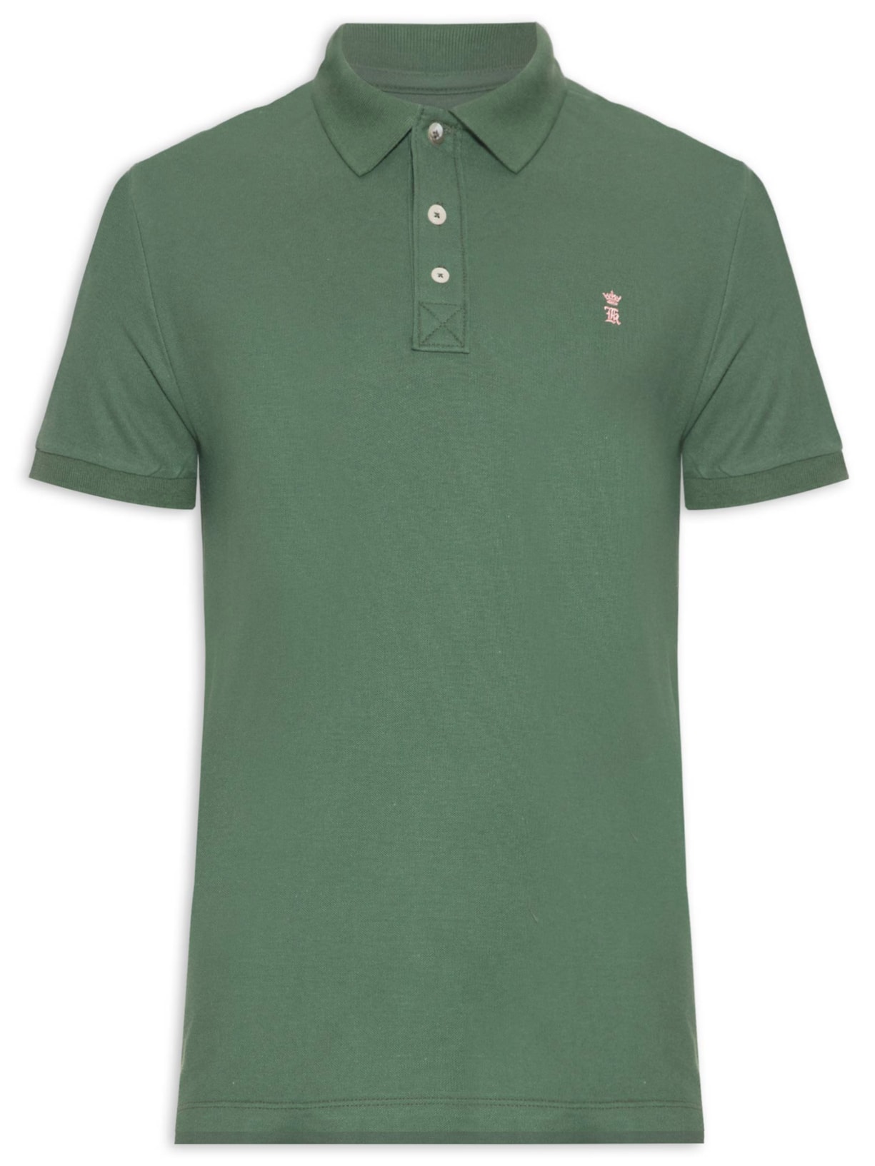 Polo Masculina Básica - Verde