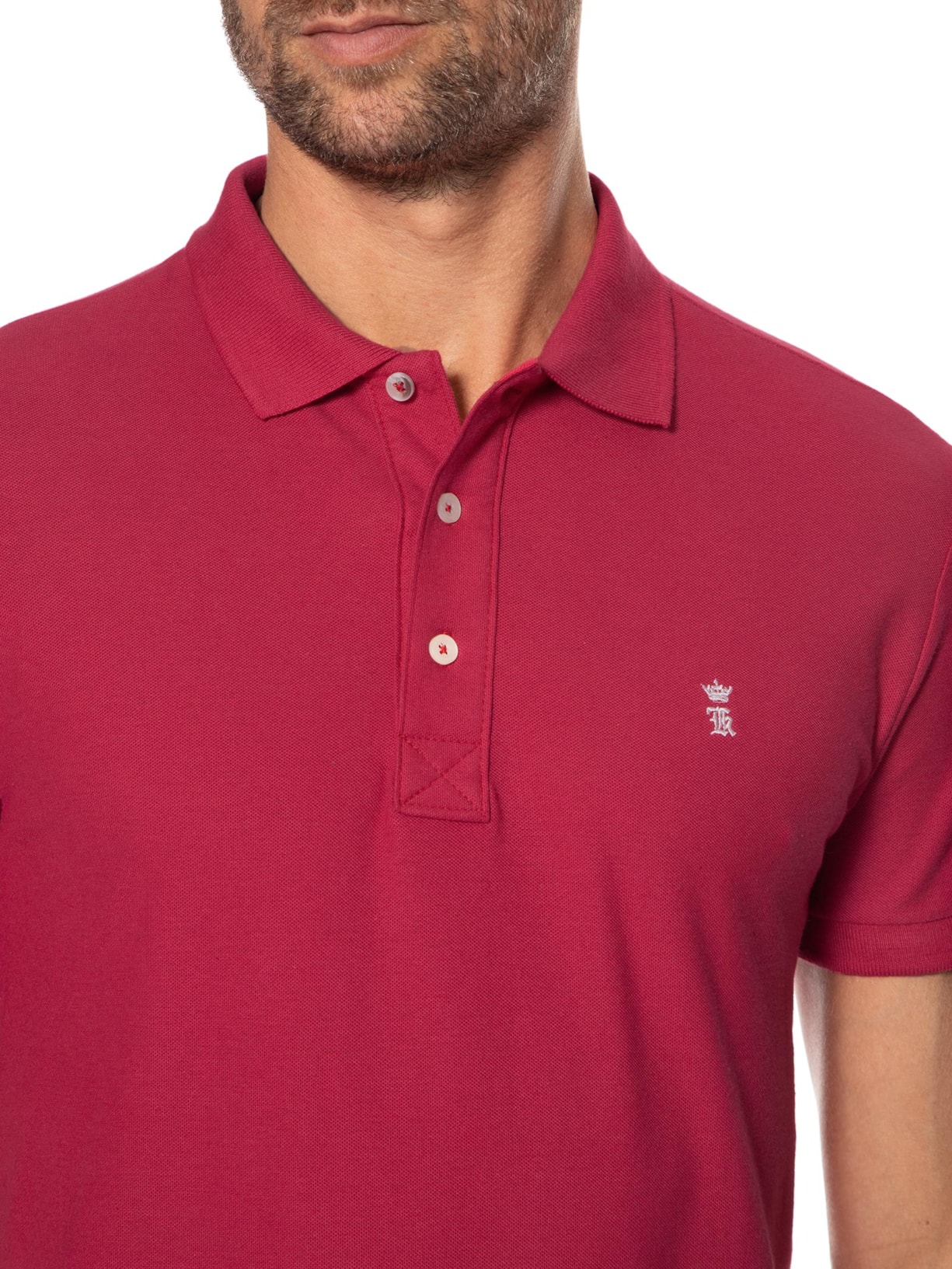 Polo Masculina Básica Vermelho Sergio K
