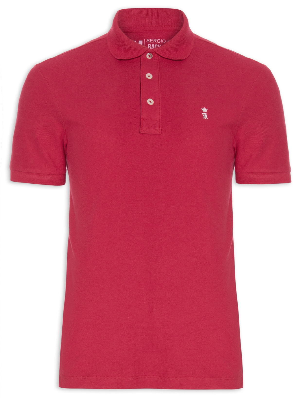 Polo Masculina Básica - Vermelho