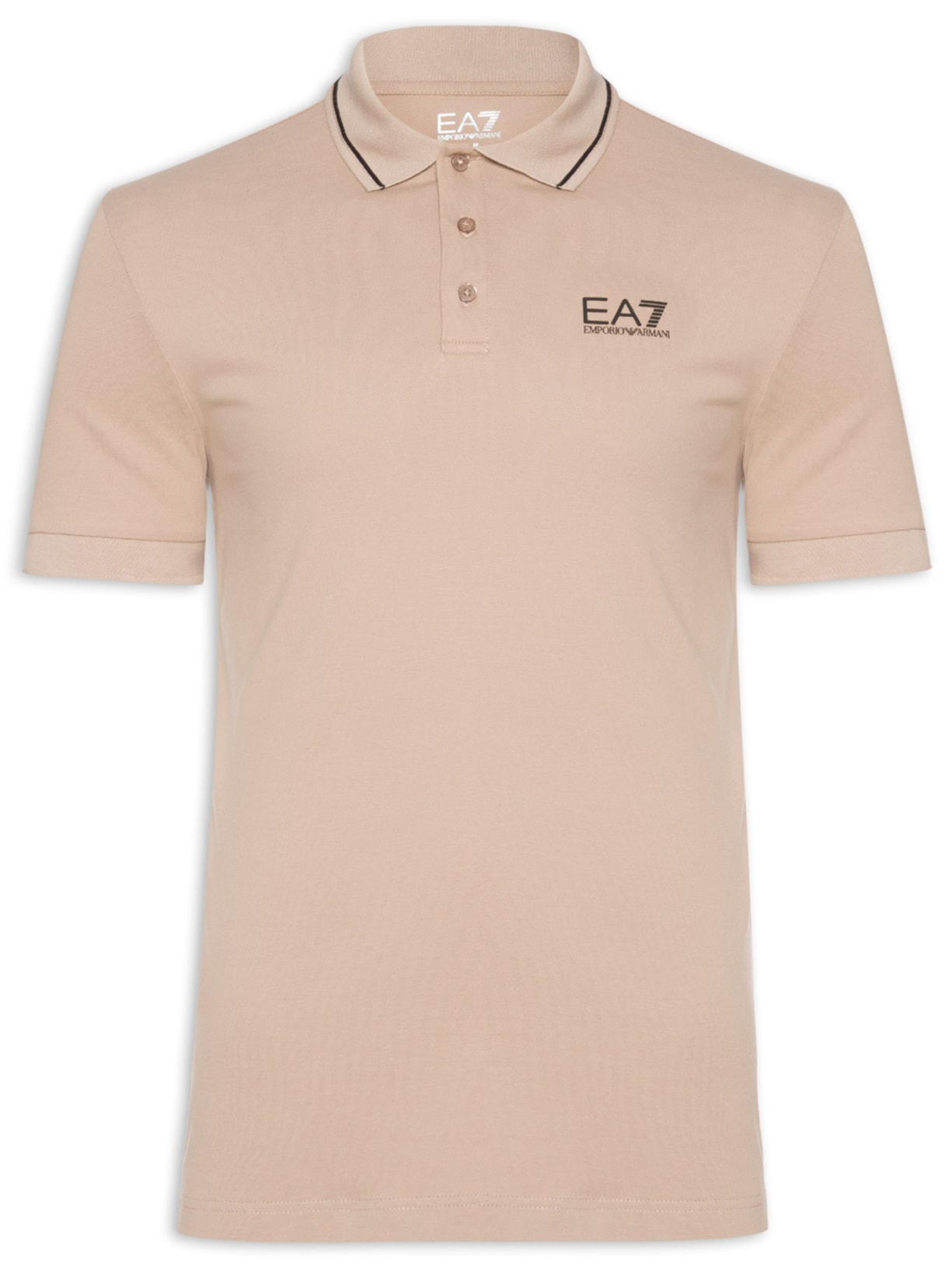 Polo Masculina Bege Ea7 Emporio Armani