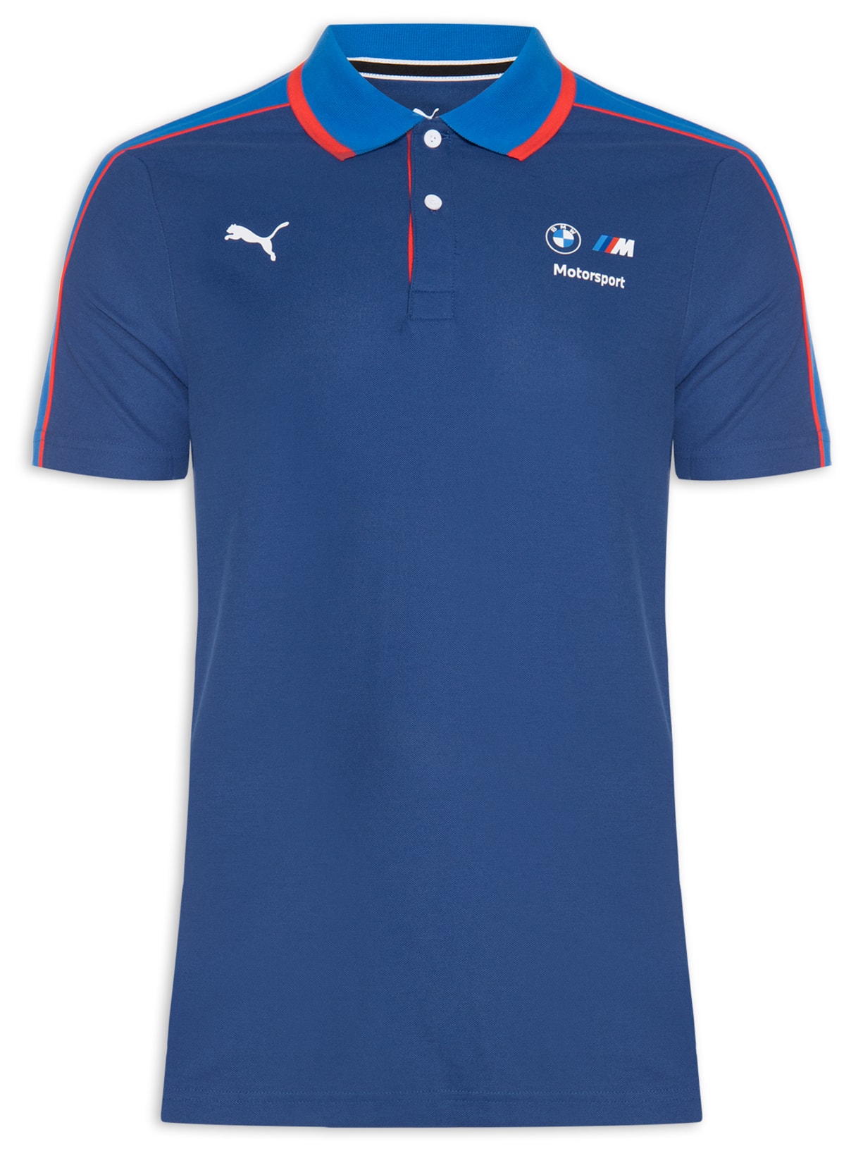 Polo Masculina Bmw - Azul