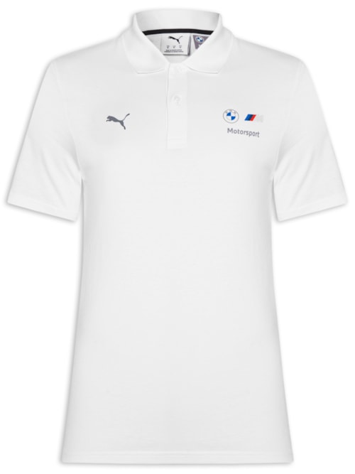 Pólo Masculina BMW M Motorsport Essentials – Branco