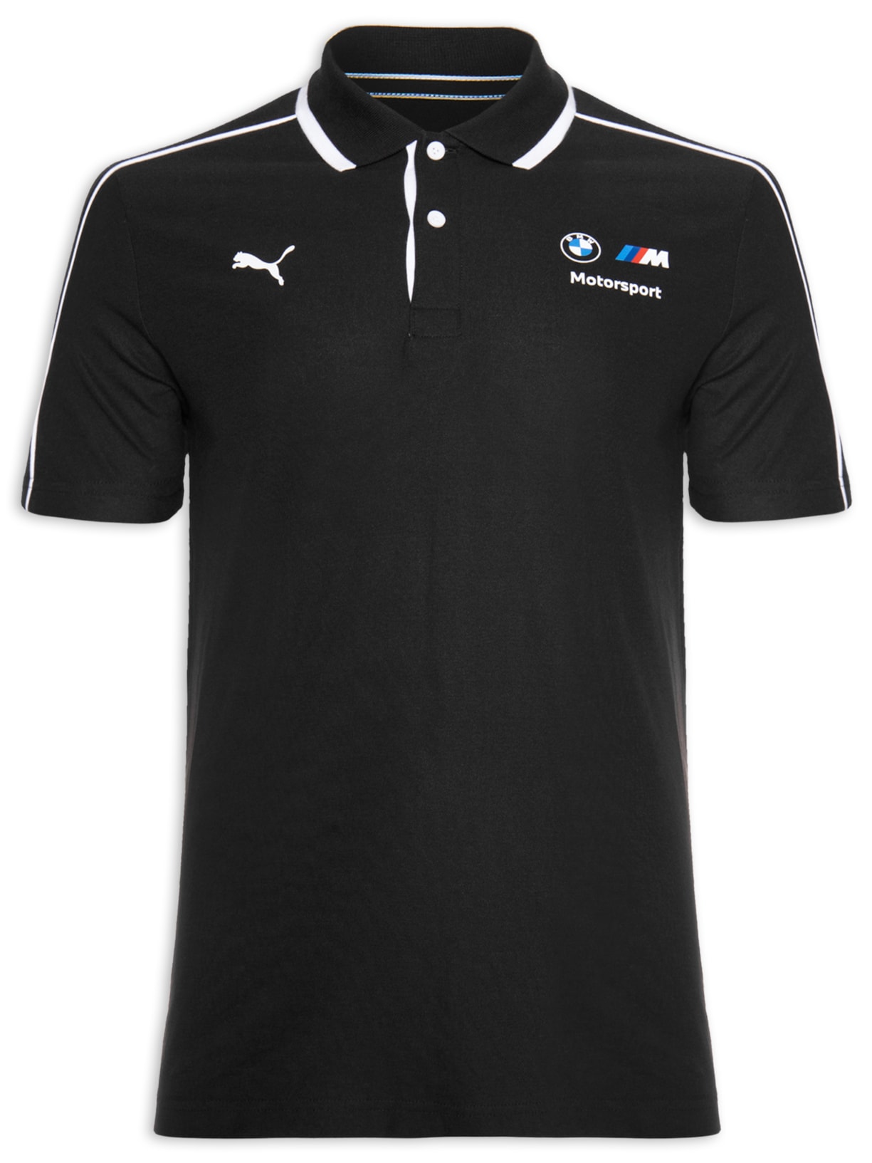 Polo Masculina Bmw Mms - Preto