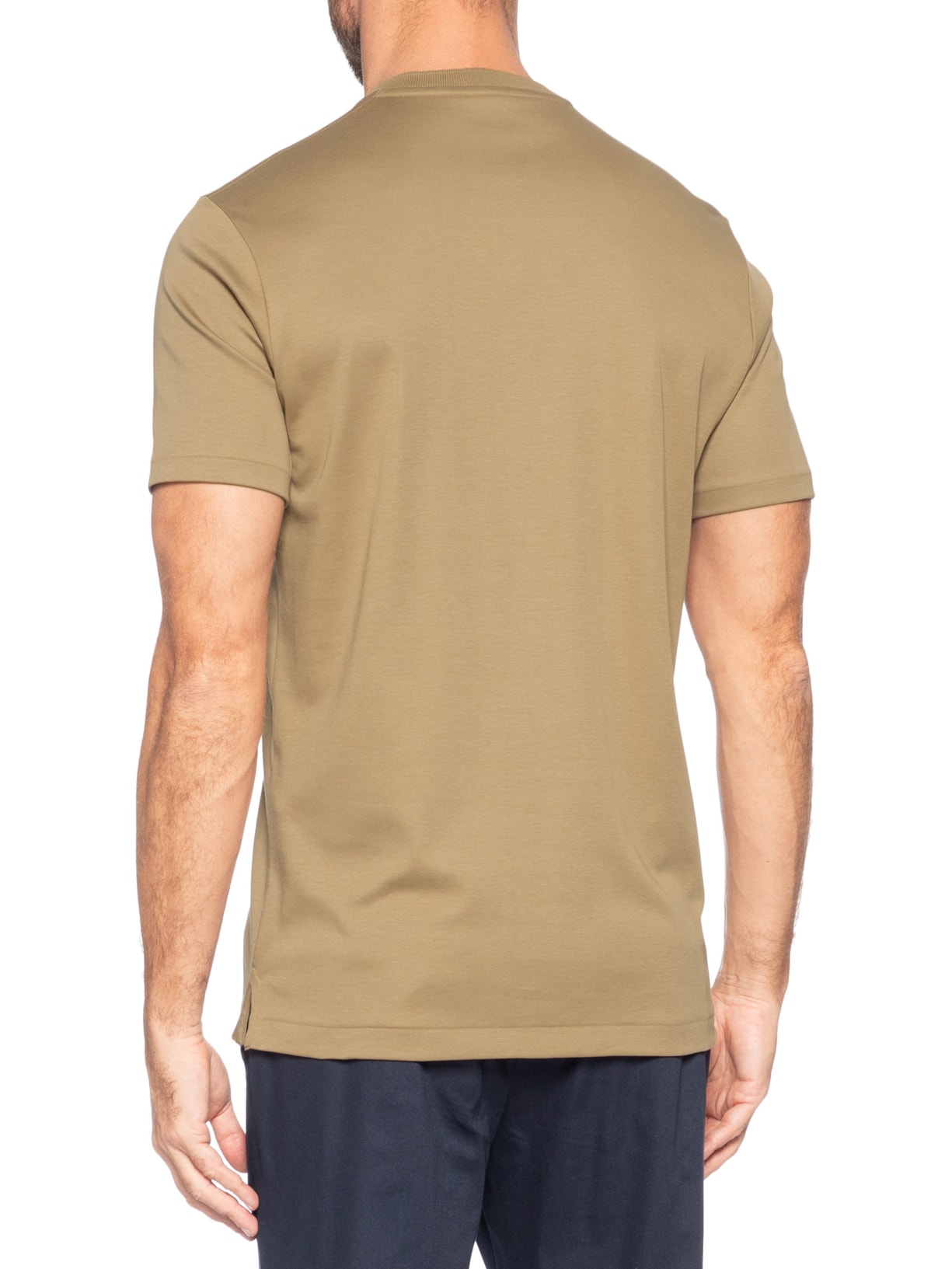Polo Masculina Bomber Com Zíper Interlock Bege Ricardo Almeida
