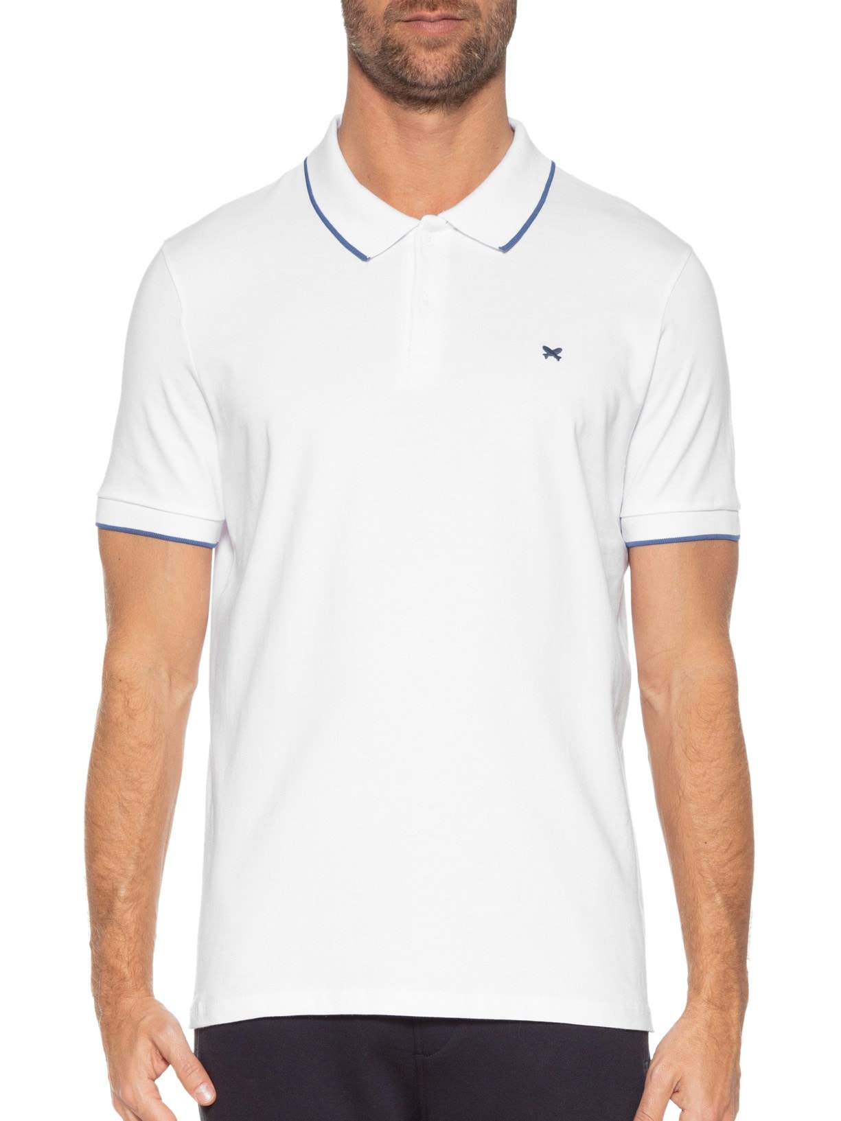 Polo Masculina Branco Hering