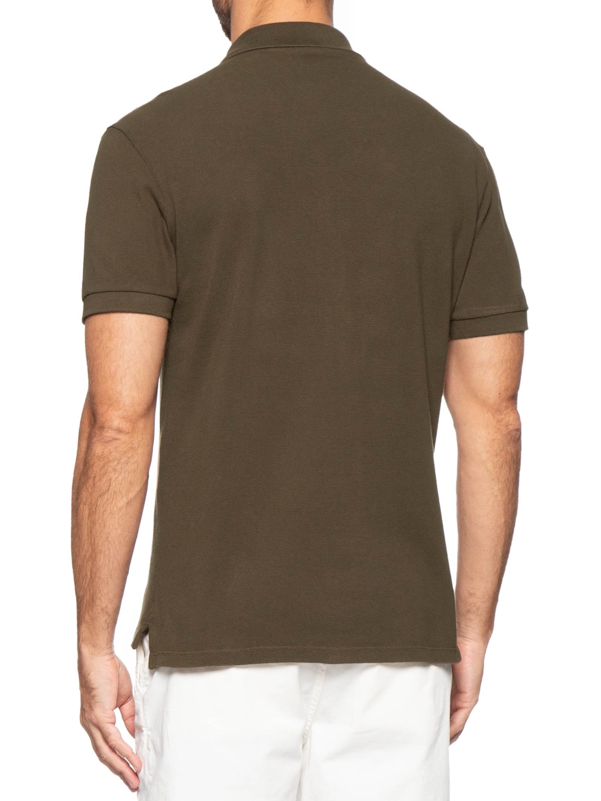 Polo Masculina Brasão Embossed Color Marrom Osklen