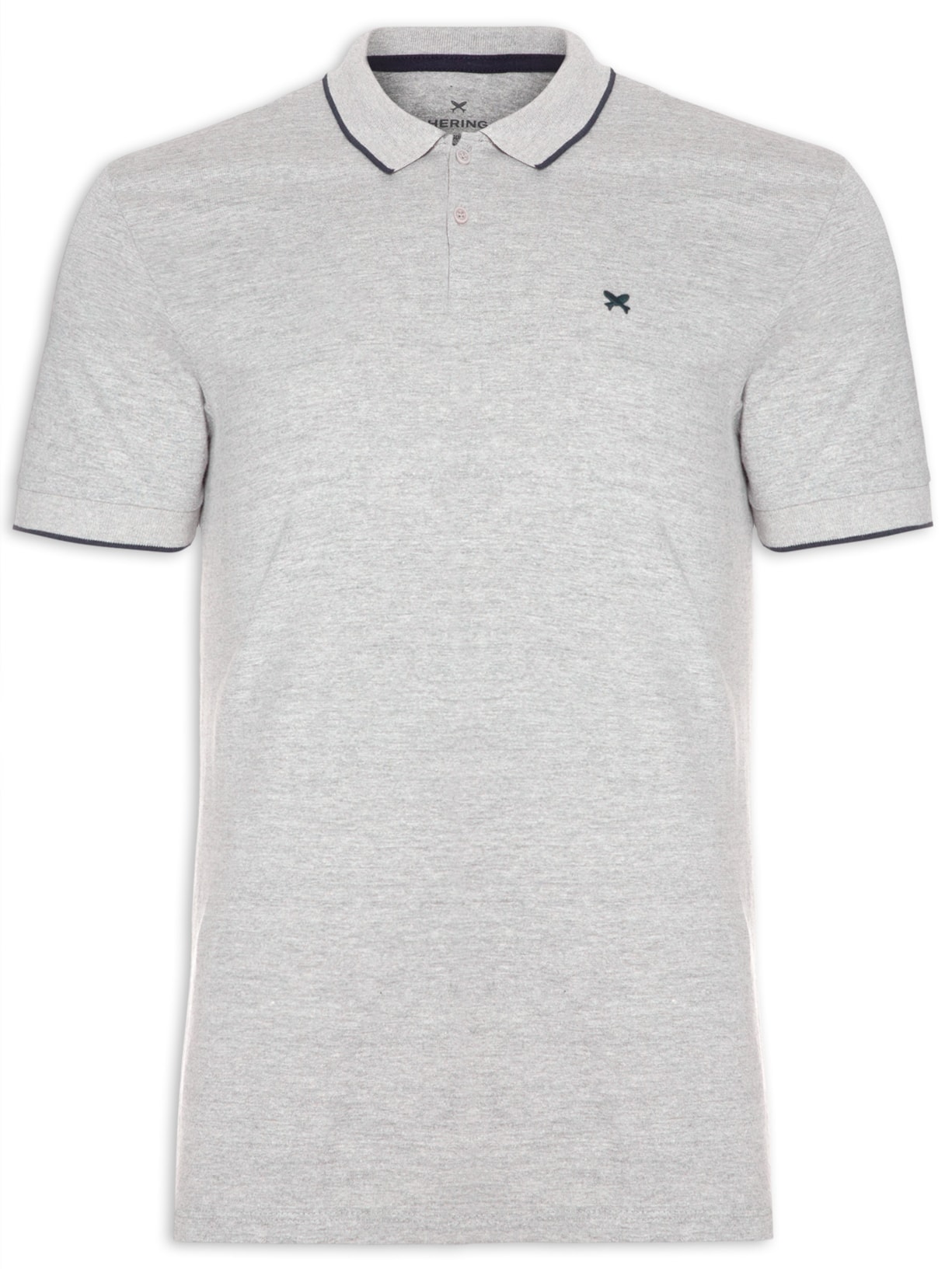 Polo Masculina - Cinza