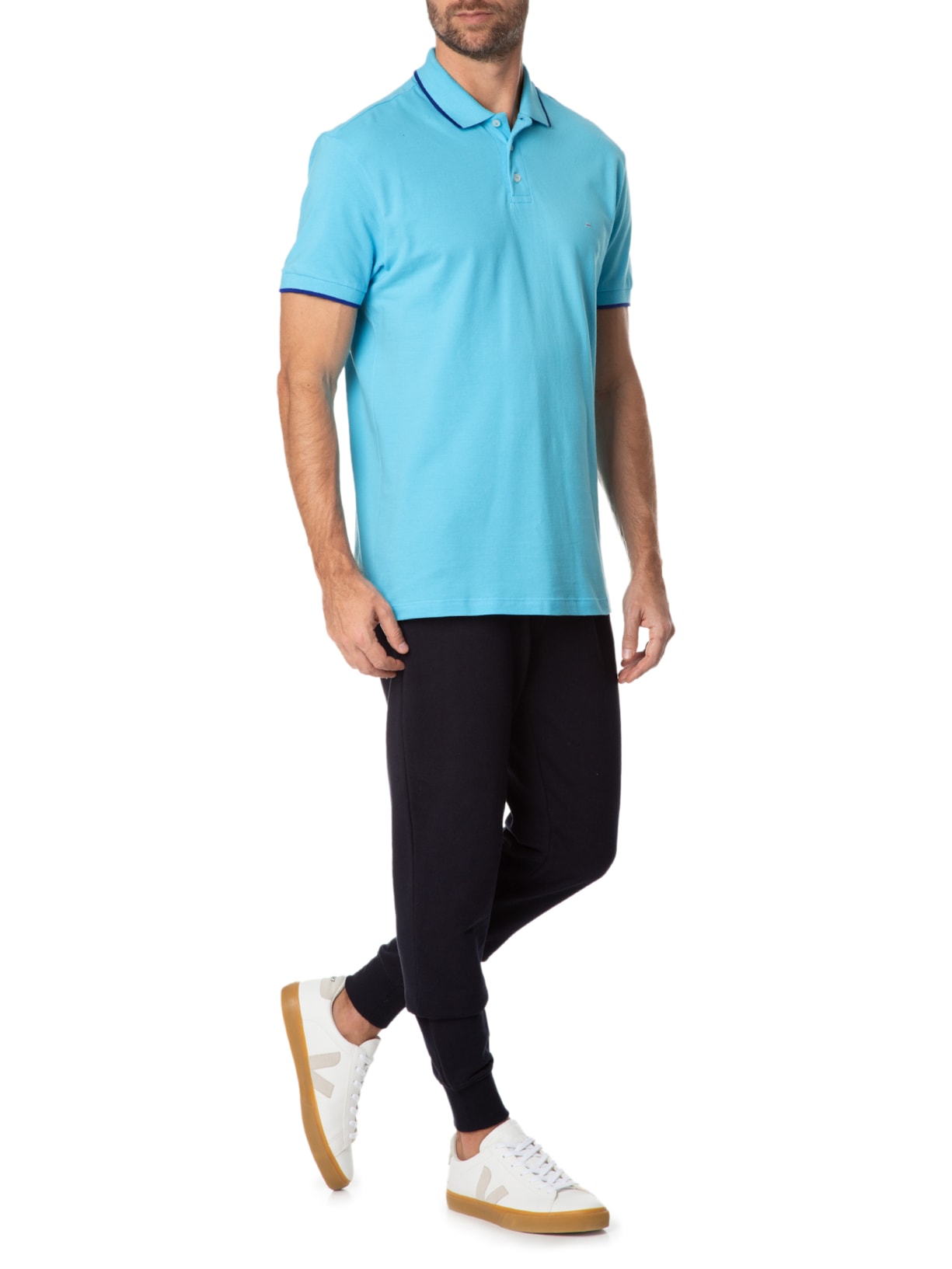 Polo Masculina Classic Azul Aramis
