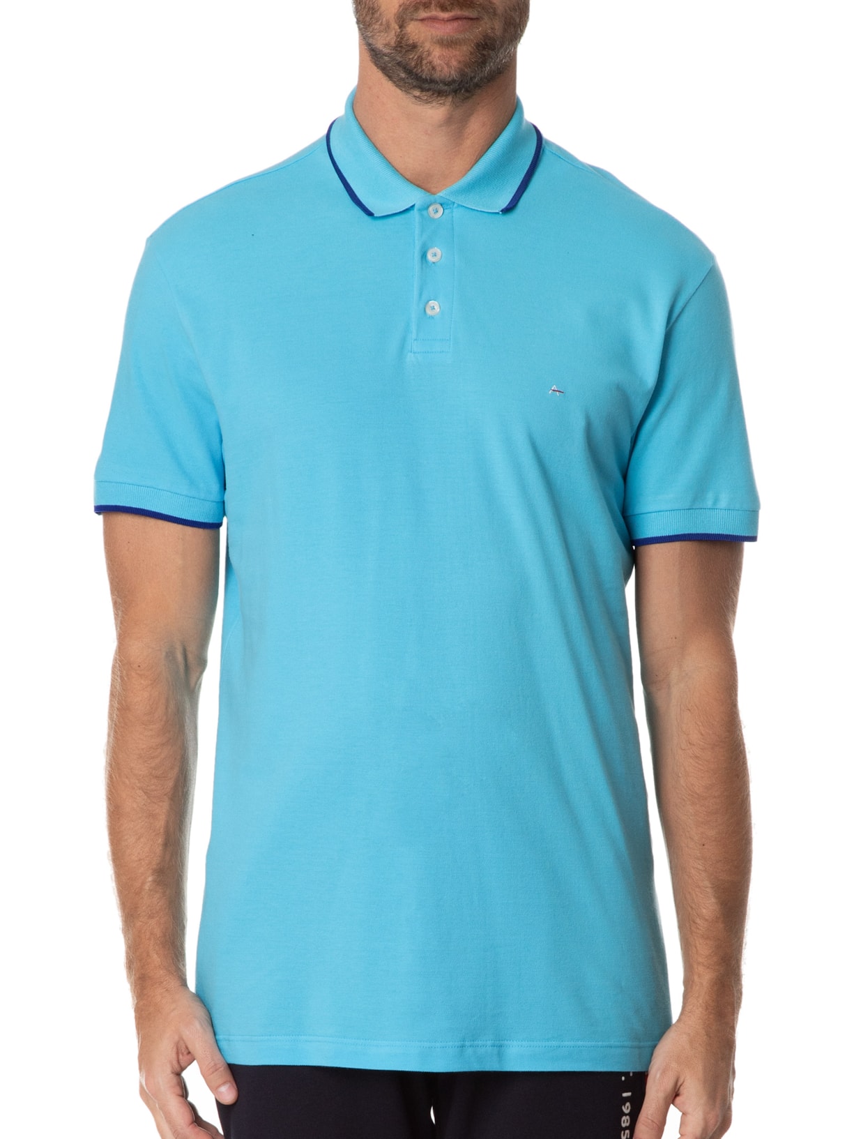 Polo Masculina Classic Azul Aramis