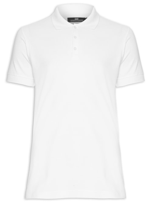 Polo Masculina Classic - Branco
