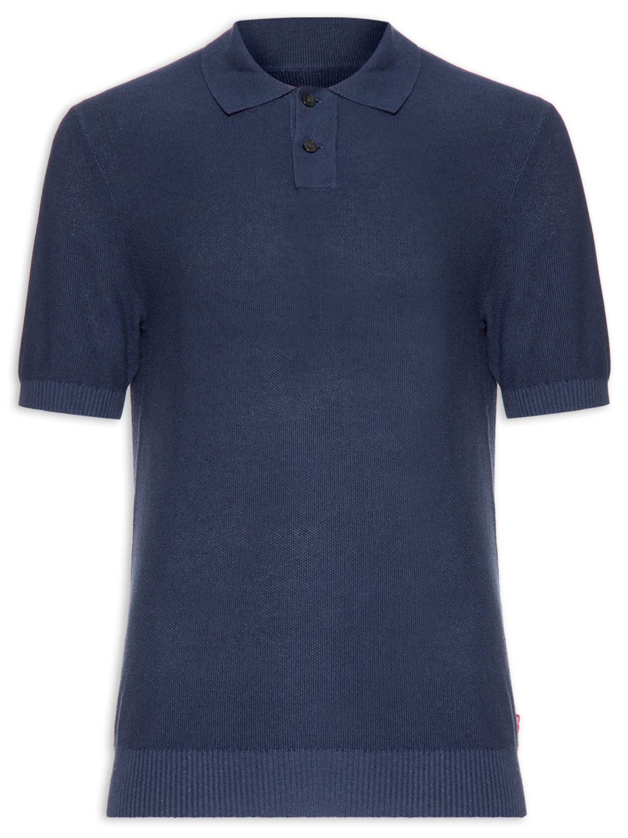 Polo Masculina Classic Fit Em Tricot Azul Levi's