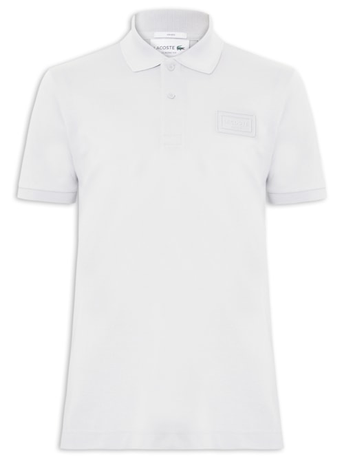 Polo Masculina Classic Fit Embossed - Azul