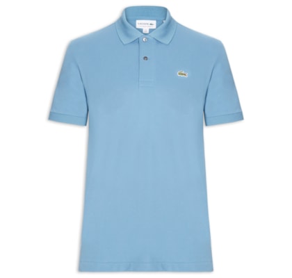 Polo Masculina Classic Fit L.12.12 Light Piquet - Azul