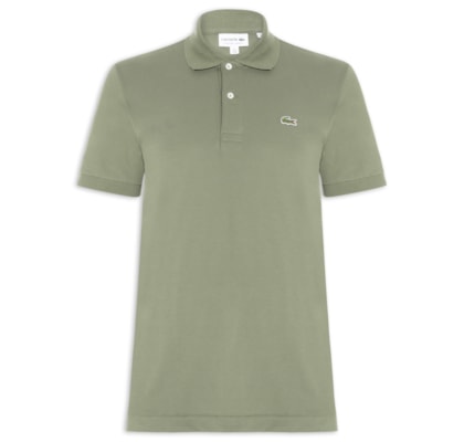 Polo Masculina Classic Fit L.12.12 Light Piquet - Verde