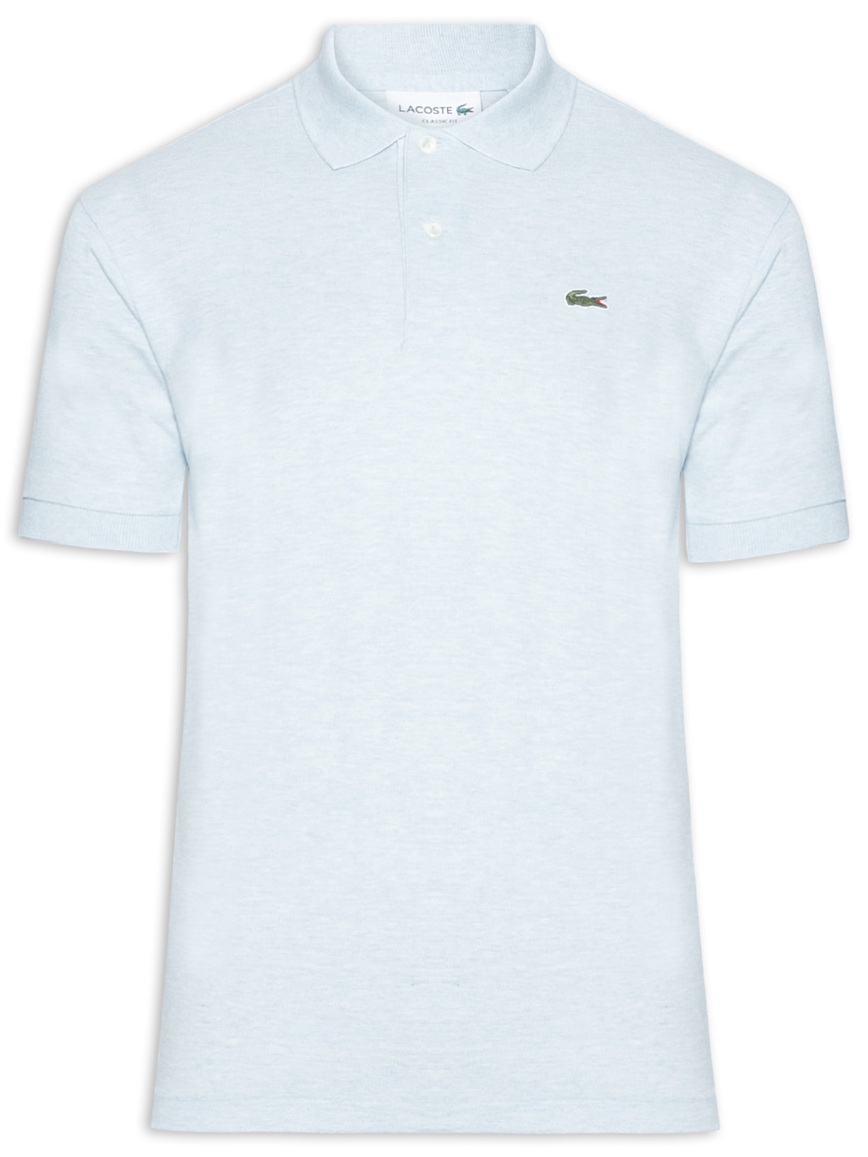 Polo Masculina Classic Fit Petit Piquet Chine - Azul