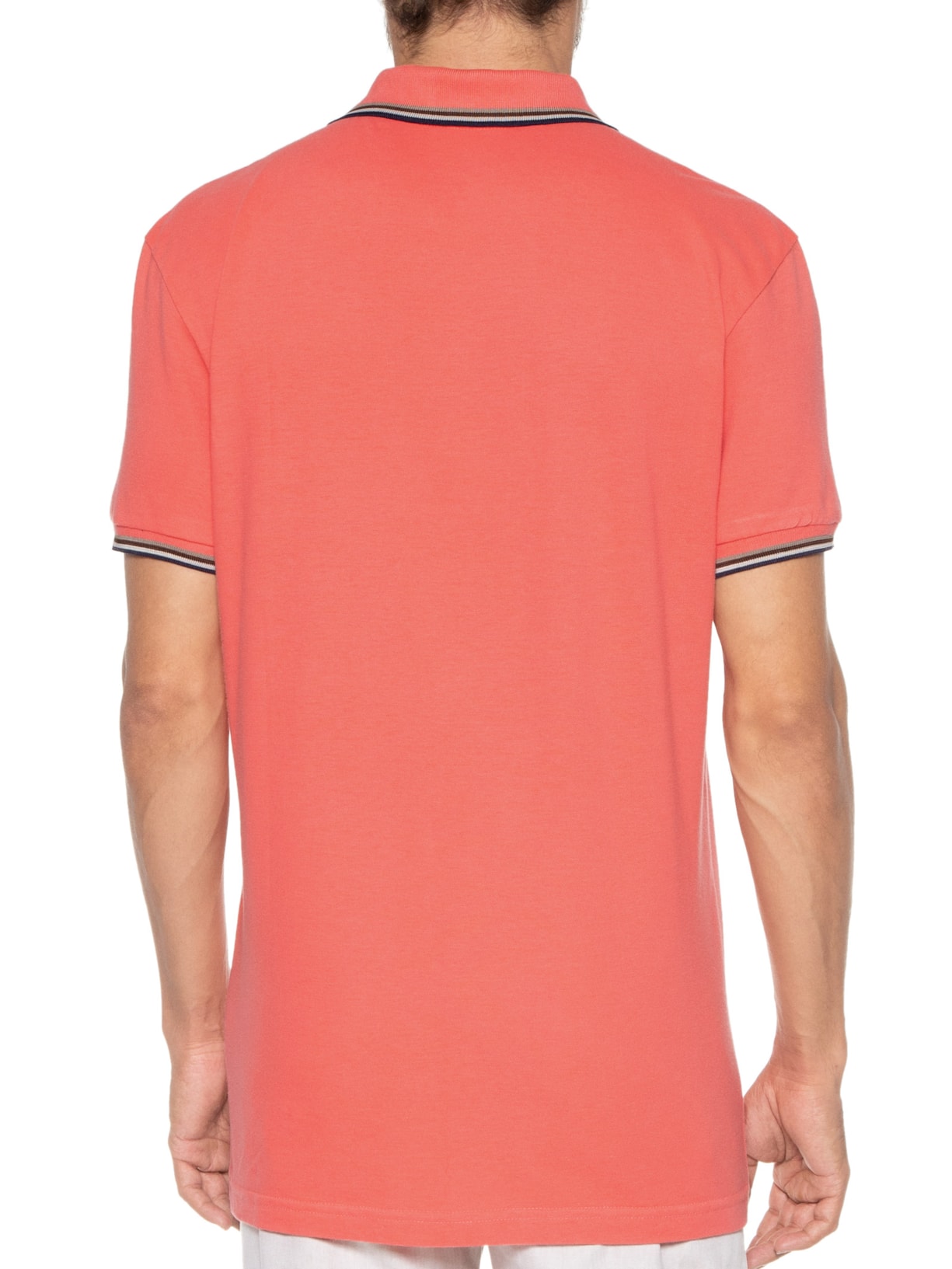 Polo Masculina Classic Frieze Rosa Vr