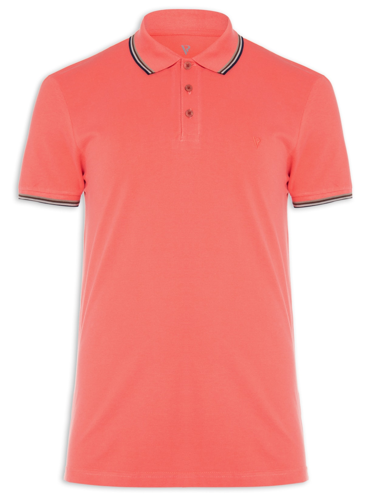 Polo Masculina Classic Frieze Rosa Vr