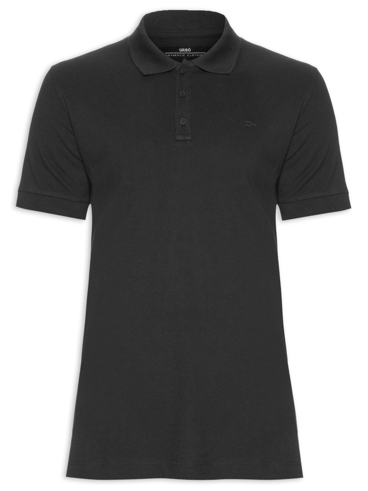 Polo Masculina Classic - Preto