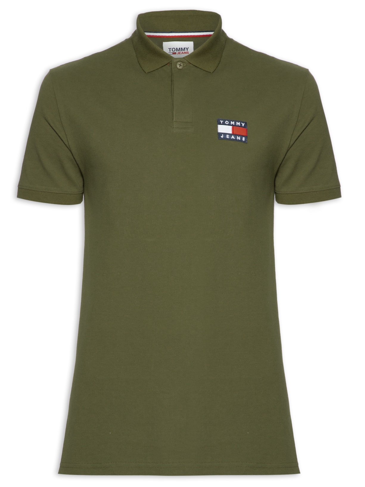 Polo Masculina Clássica Bandeira - Verde