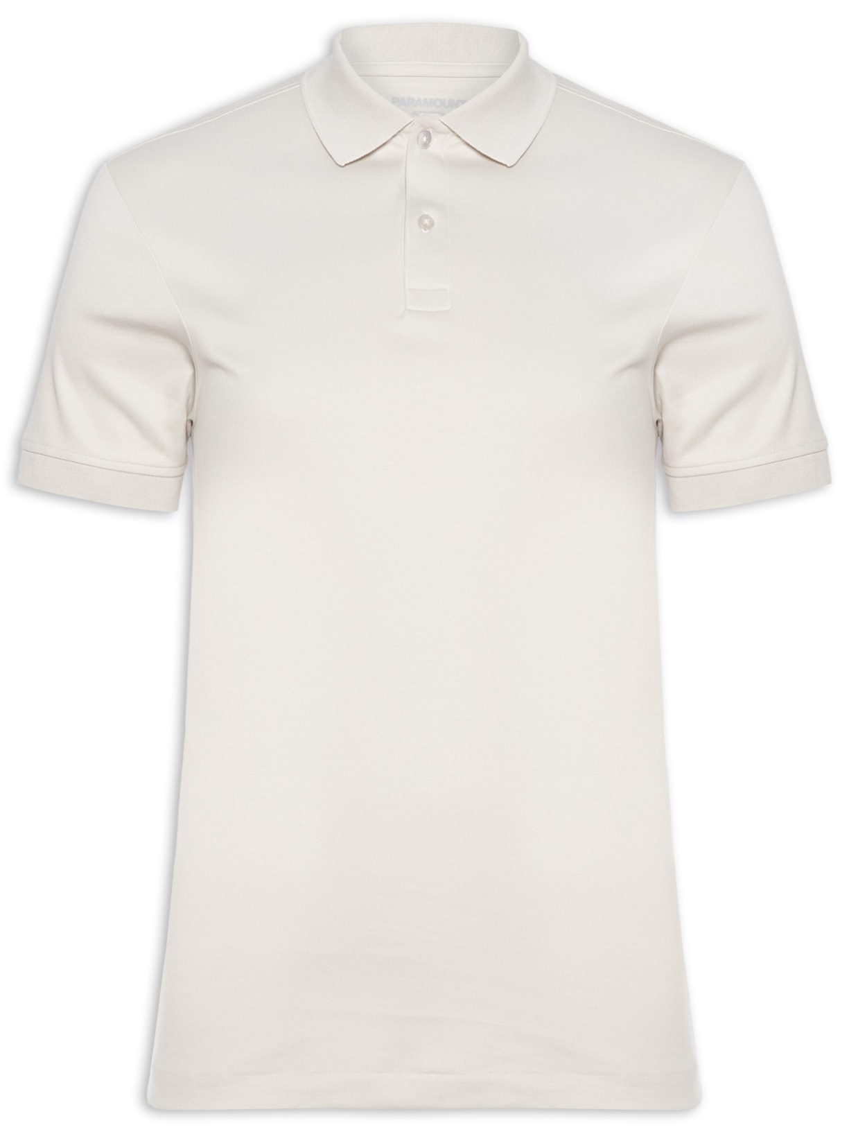 Polo Masculina Clássica Interlock Pima 50 - Off White
