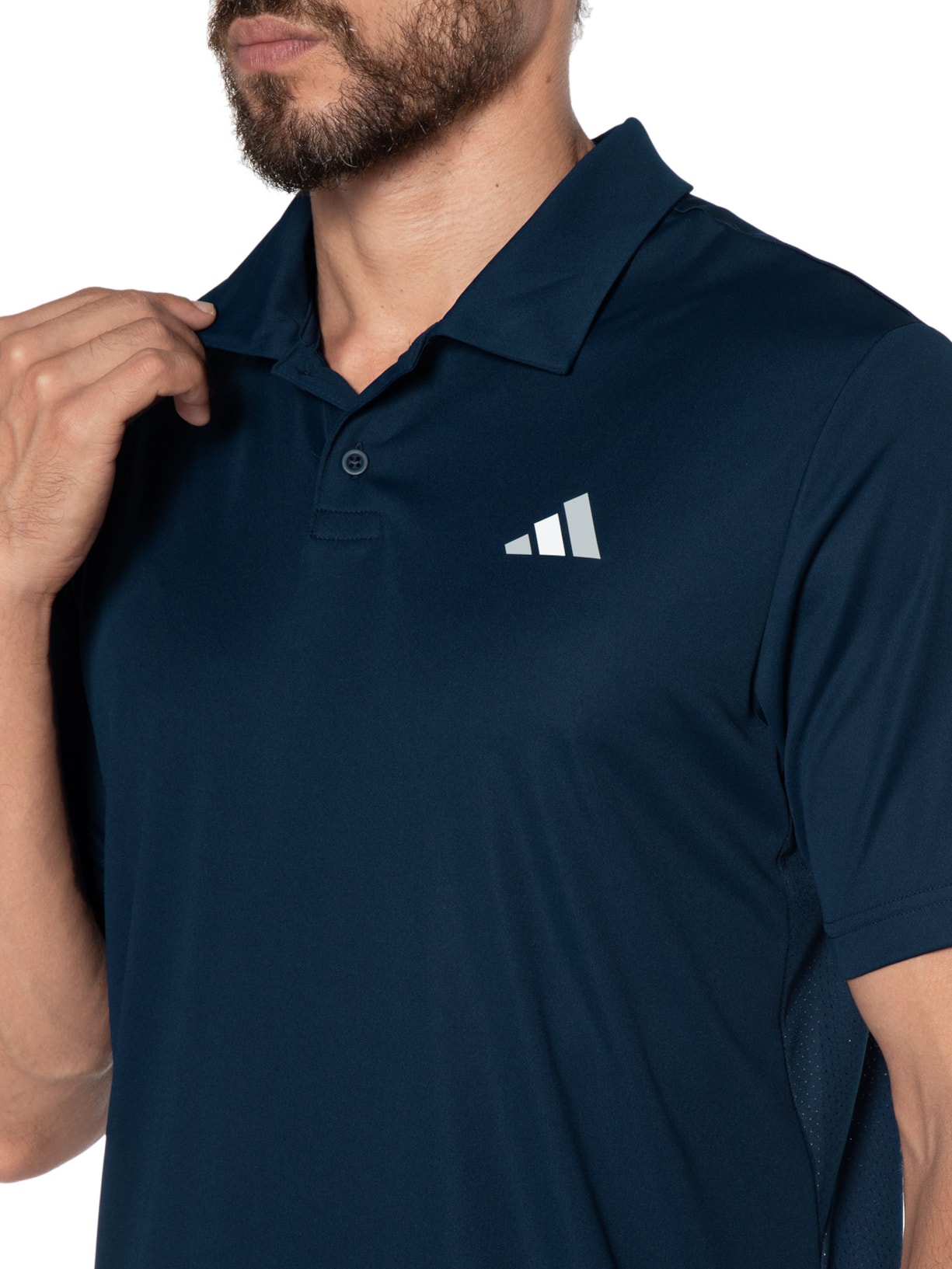Polo Masculina Clubm Azul Adidas