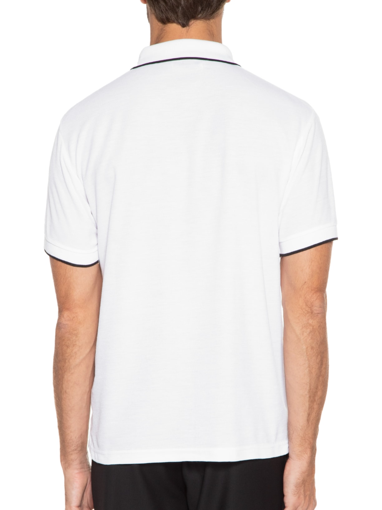 Polo Masculina Com Friso Branco '2 Essential