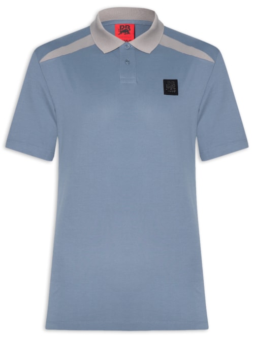 Polo Masculina Com Recortes Dunios - Collab Redbull - Cinza