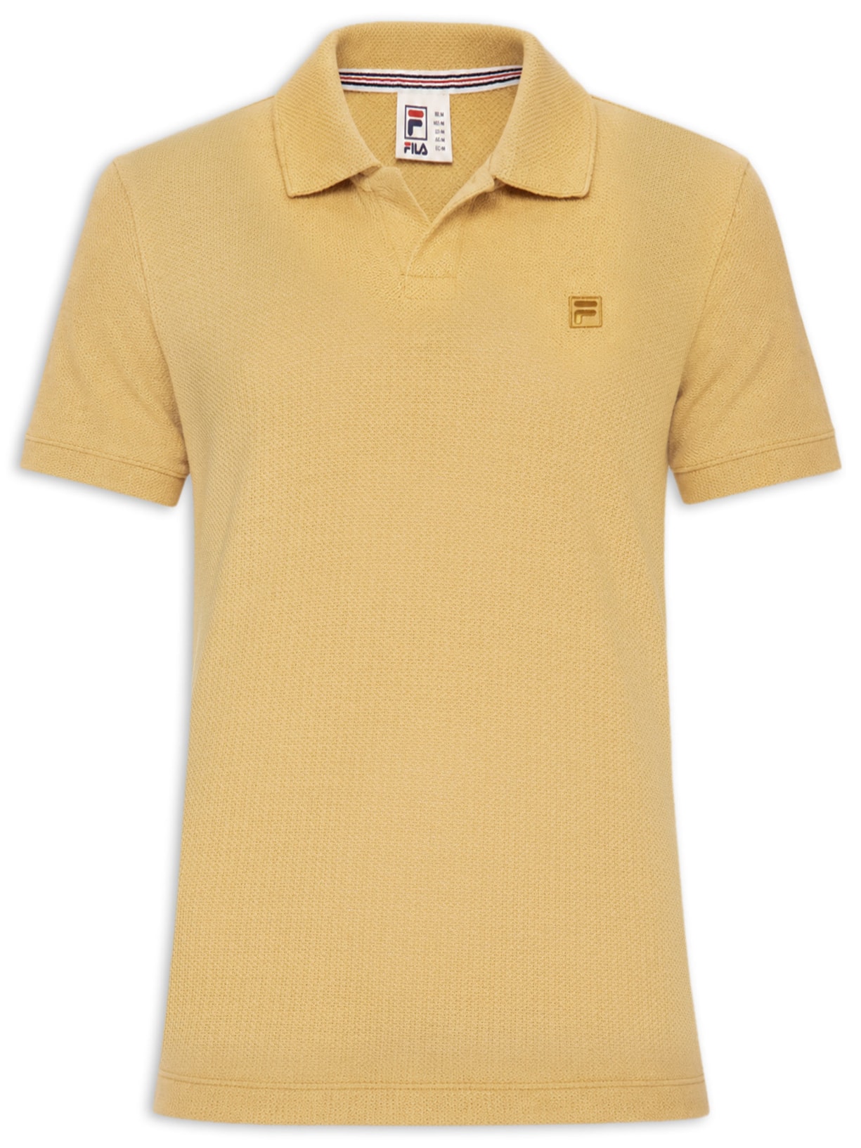 Polo Masculina Comfort Knit Marrom Fila