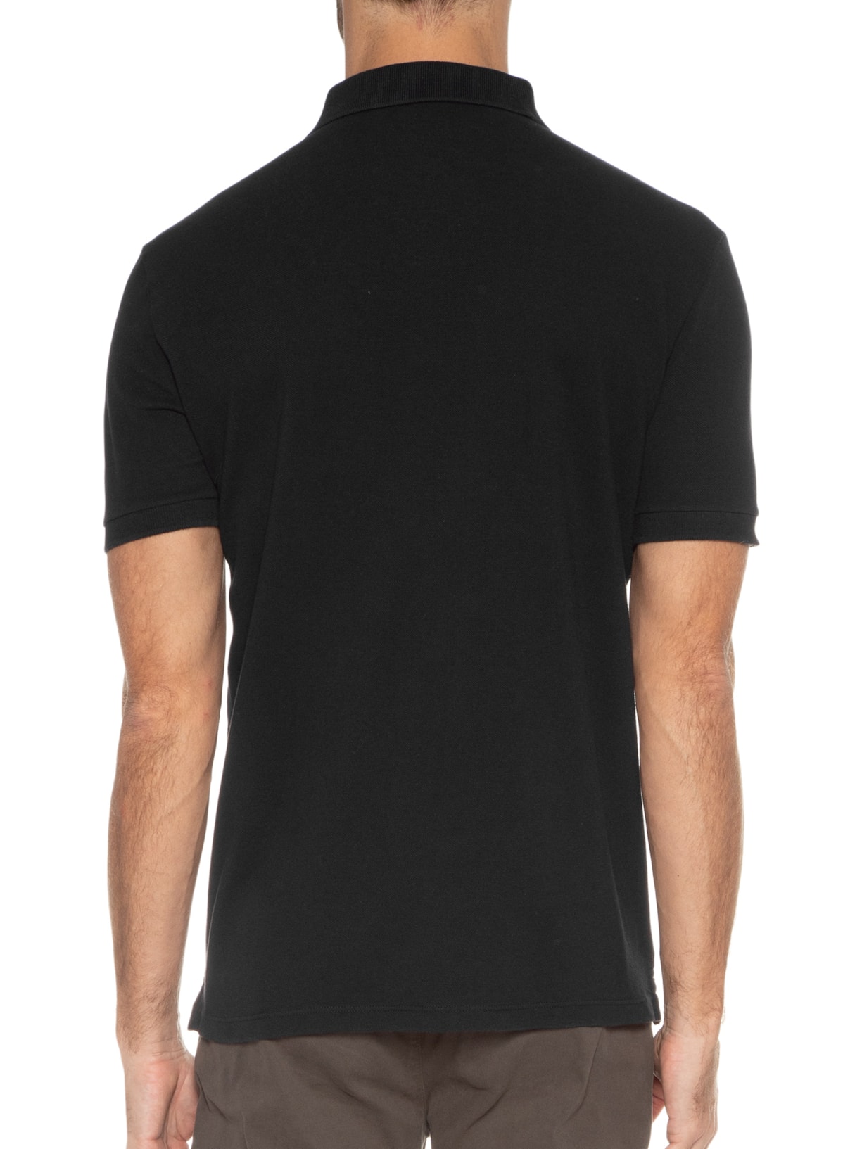 Polo Masculina Cool Preto Pineapple