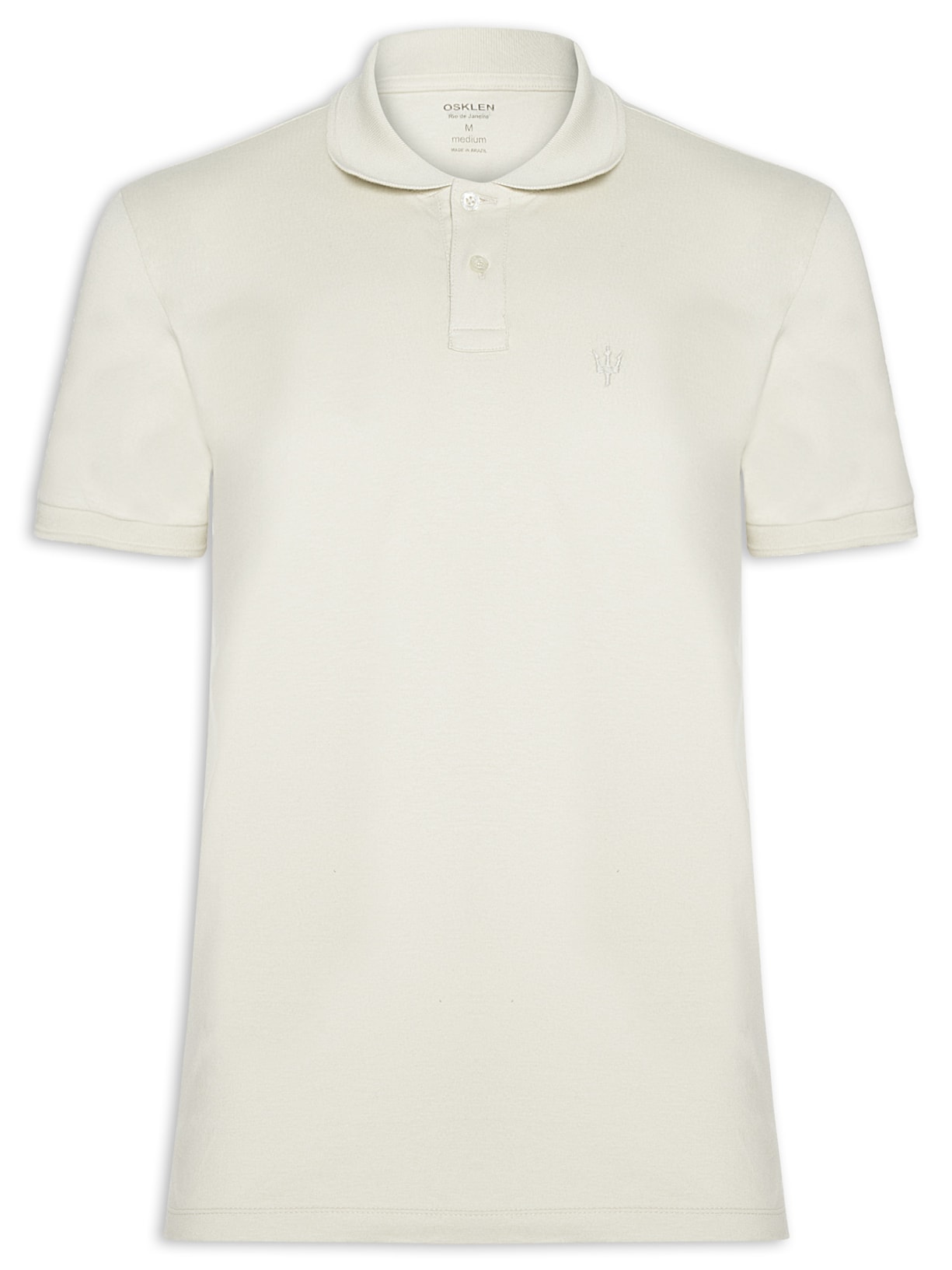 Pólo Masculina Coroa Comfort - Bege