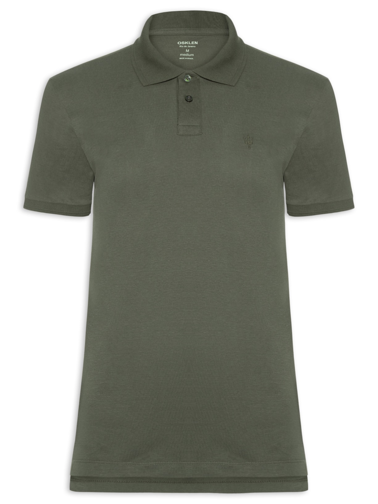 Pólo Masculina Coroa Comfort - Verde