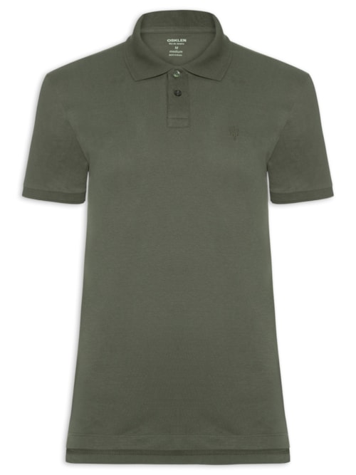 Pólo Masculina Coroa Comfort - Verde