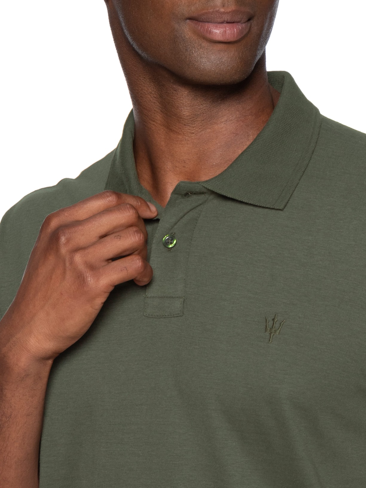 Pólo Masculina Coroa Comfort Verde Osklen