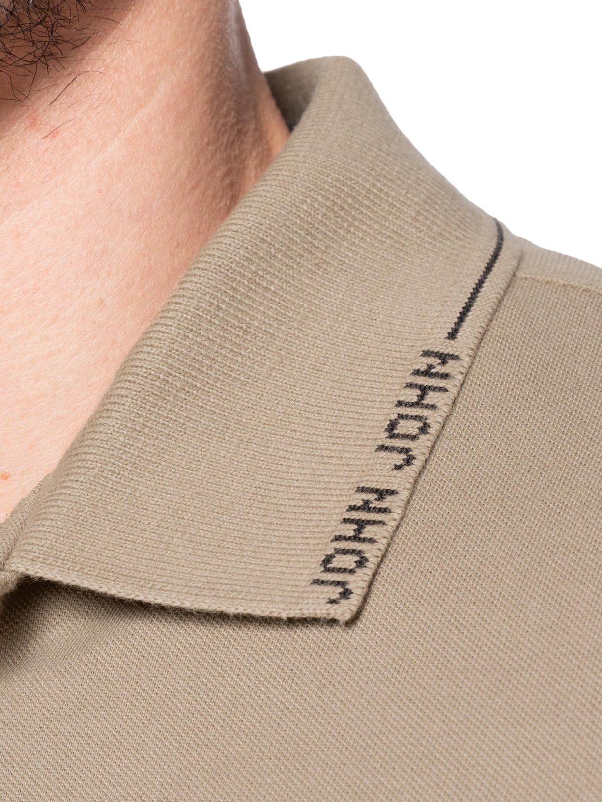 Polo Masculina Creta Bege John John