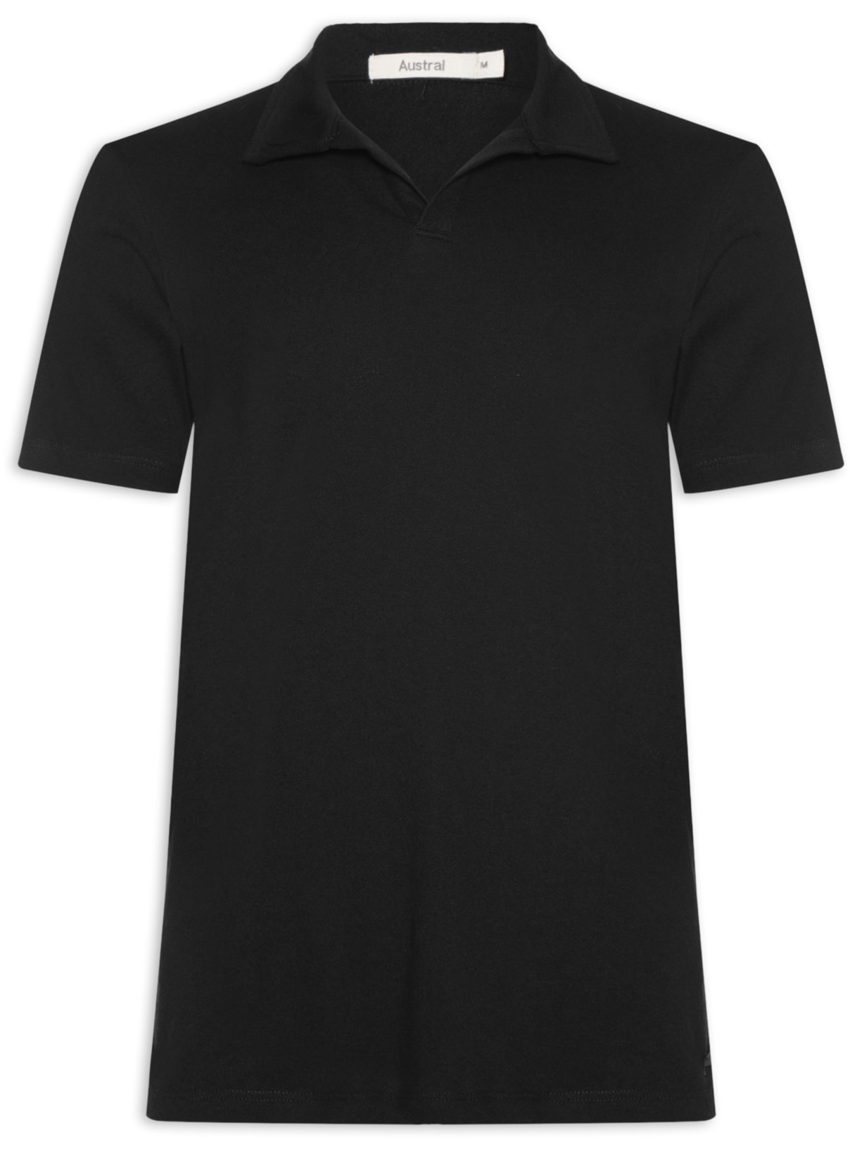 Polo Masculina Cusco - Preto